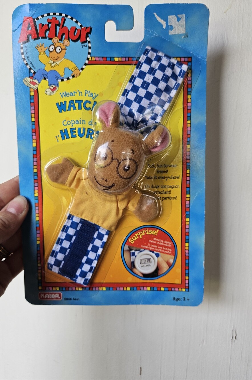 NIB 90s Arthur Wear 'N Play Watch